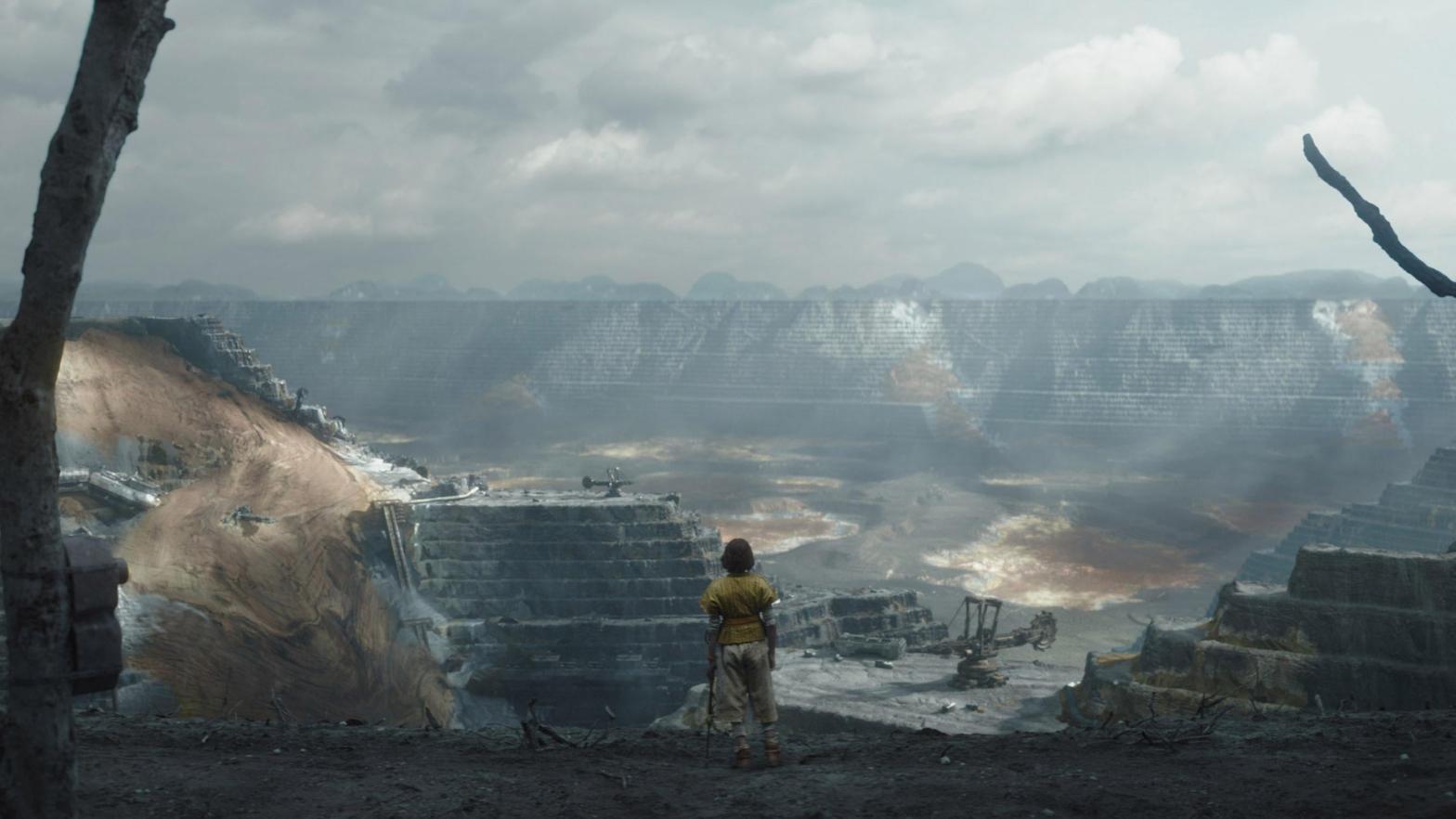 A scene from Andor.  (Image: Lucasfilm)