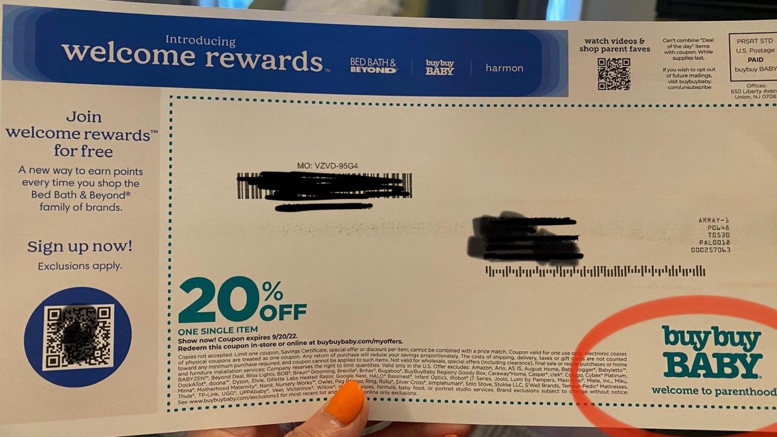 The coupon Stephanie Lucas received in the mail she said was addressed to her daughter, even though she isn't pregnant. (Photo: Stephanie Lucas)