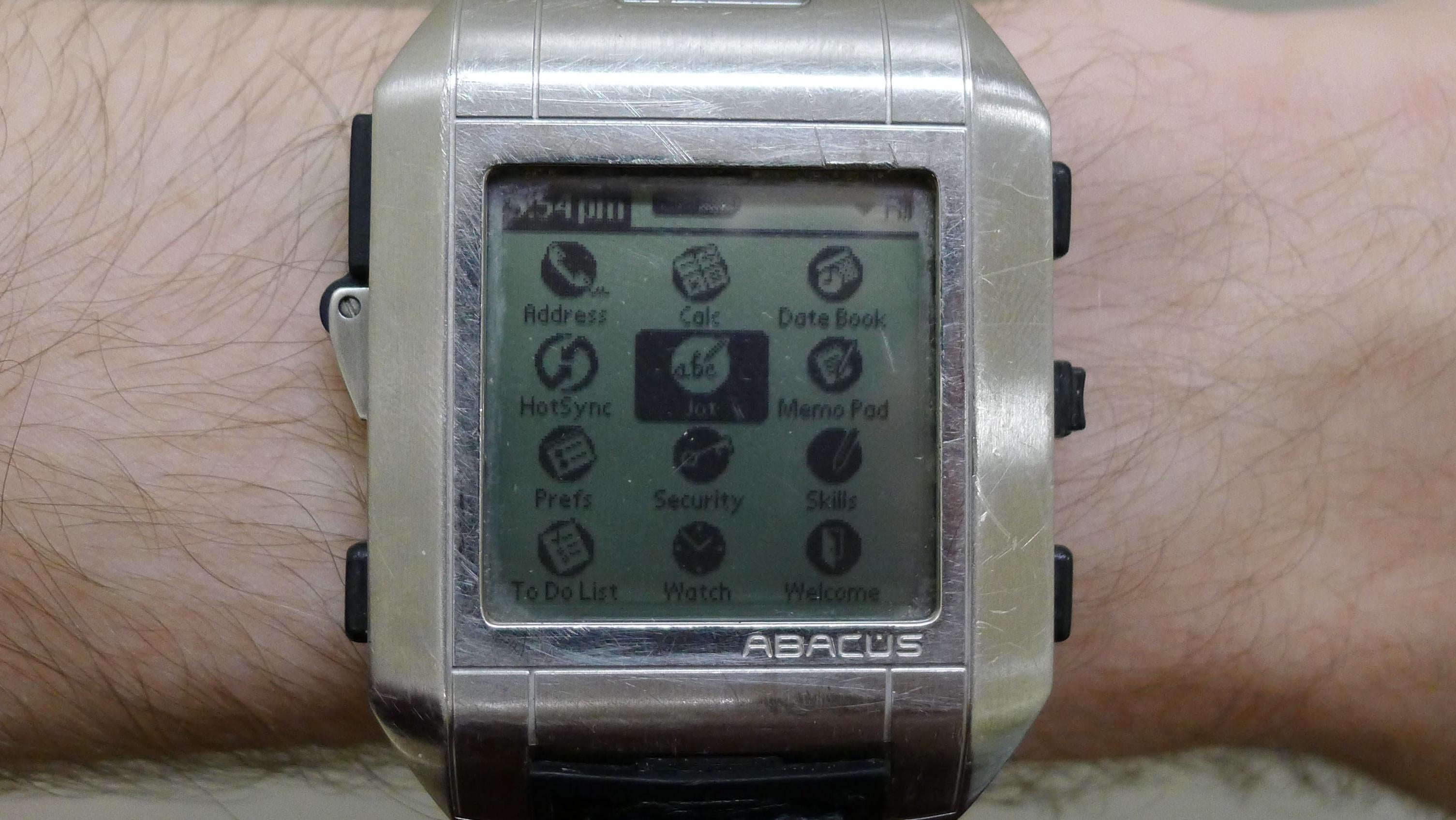 Pictured is a later version of the Fossil Wrist PDA (Photo: Danski14/Wikimedia, Fair Use)