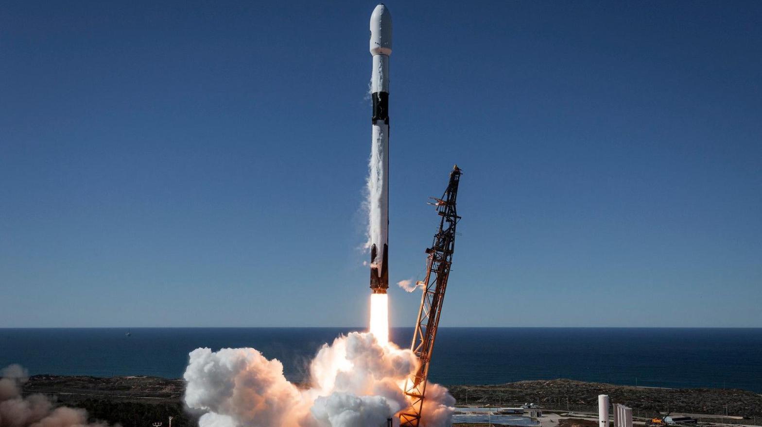 USA 326 satellite launched in February onboard a SpaceX Falcon 9 rocket. (Photo: SpaceX)