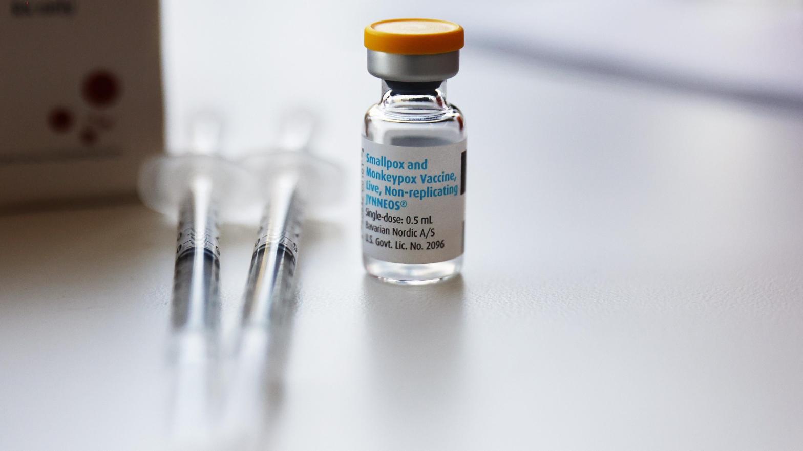 A vial of the JYNNEOS monkeypox vaccine. (Photo: Mario Tama, Getty Images)