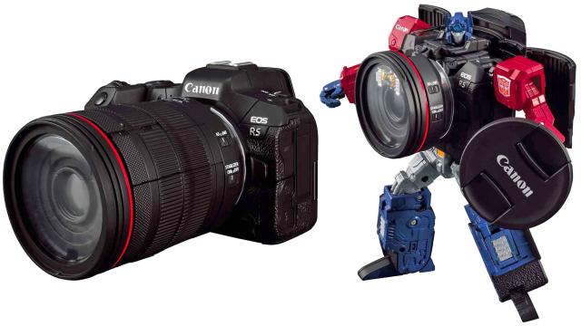 Canon Teams Up With Transformers in New DSLR Replica Toy Line
