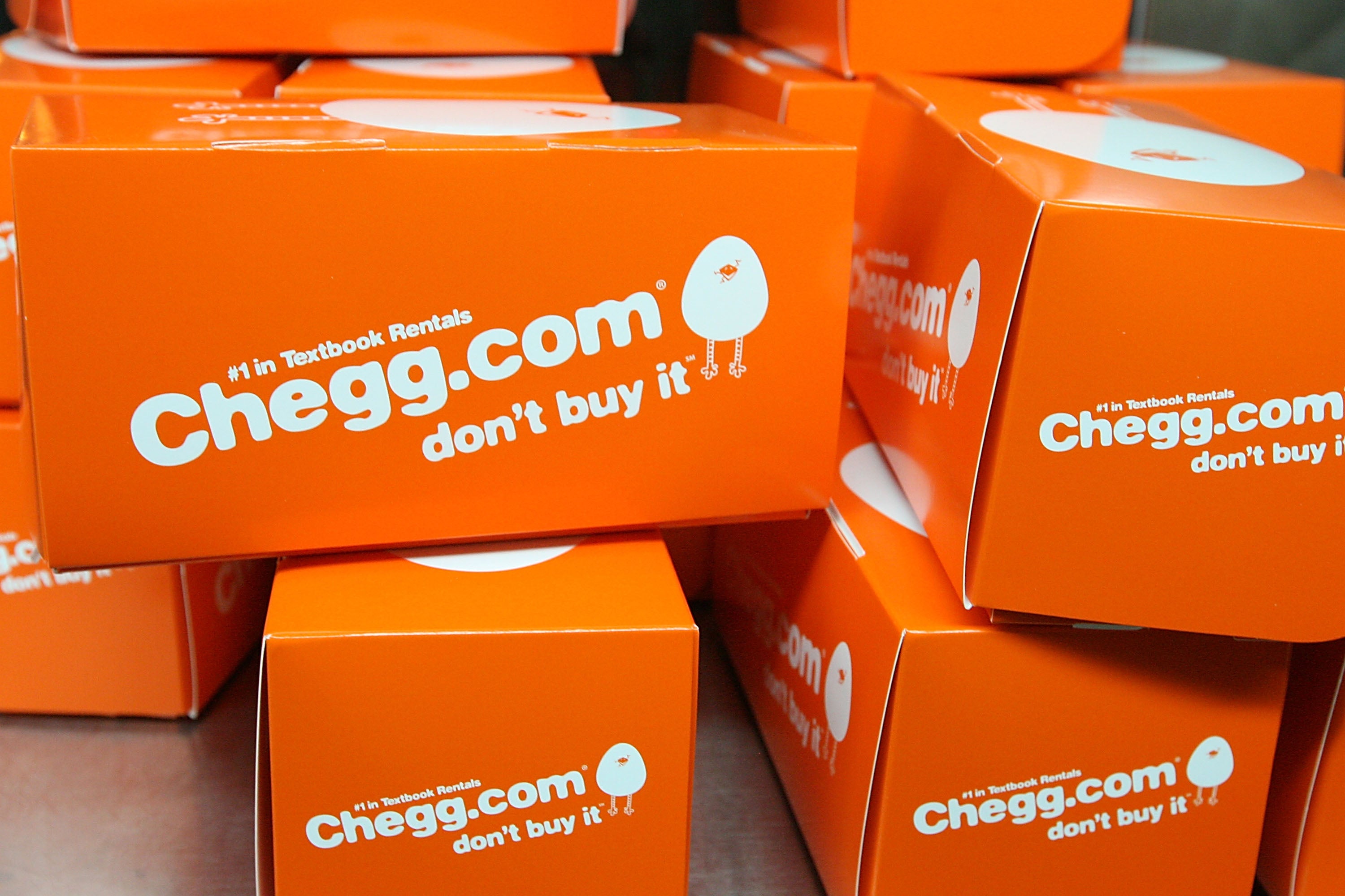 Even textbook rental services like Chegg have not managed to decrease the overall price of textbooks, and they would be completely shut out of any NFT-based market. (Photo: Sarah Kerver, Getty Images)