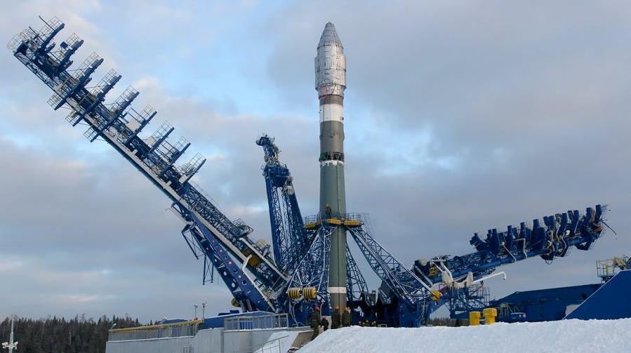 The Russian military satellite launched aboard a Soyuz rocket. (Photo: Ministry of Defence of the Russian Federation)