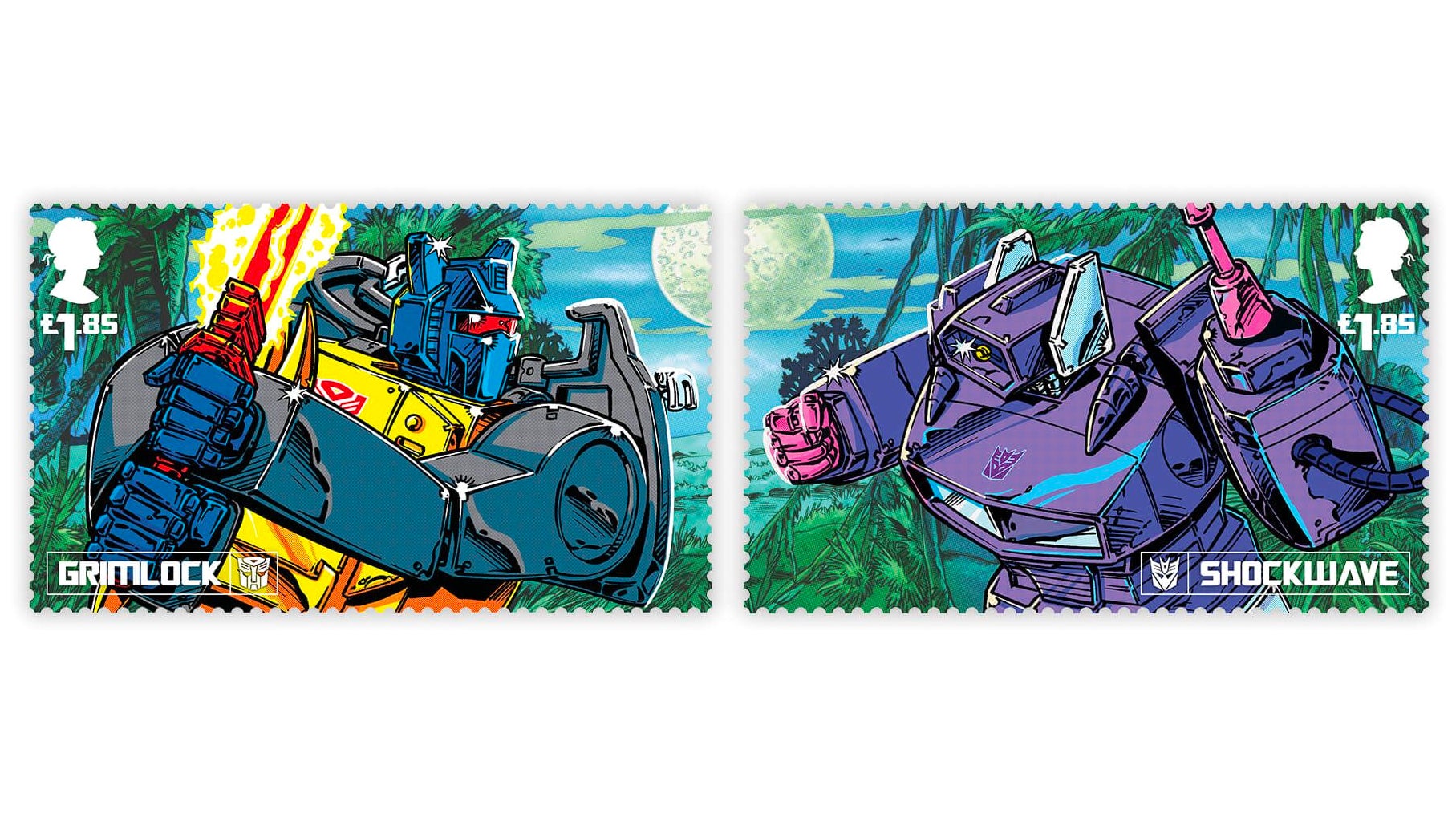 Like the Transformers, These New Stamps Reveal More Than Meets The Eye