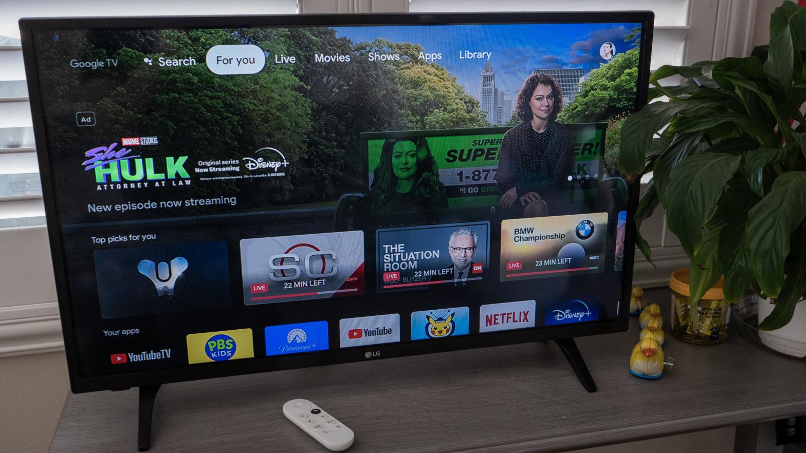 Google TV is getting some much-needed improvements under the hood.  (Photo: Florence Ion / Gizmodo)