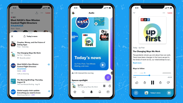 Twitter Is Turning the Spaces Tab Into a Podcast Hub For Some Reason