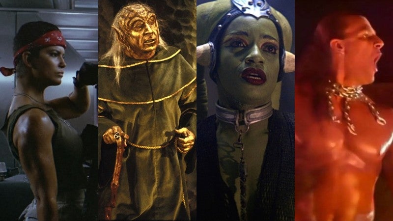 Vasquez, Yogurt, Oola, and Sax Man deserve their own movies. (Image: 20th Century Fox, MGM, Lucasfilm, Warner Bros.)