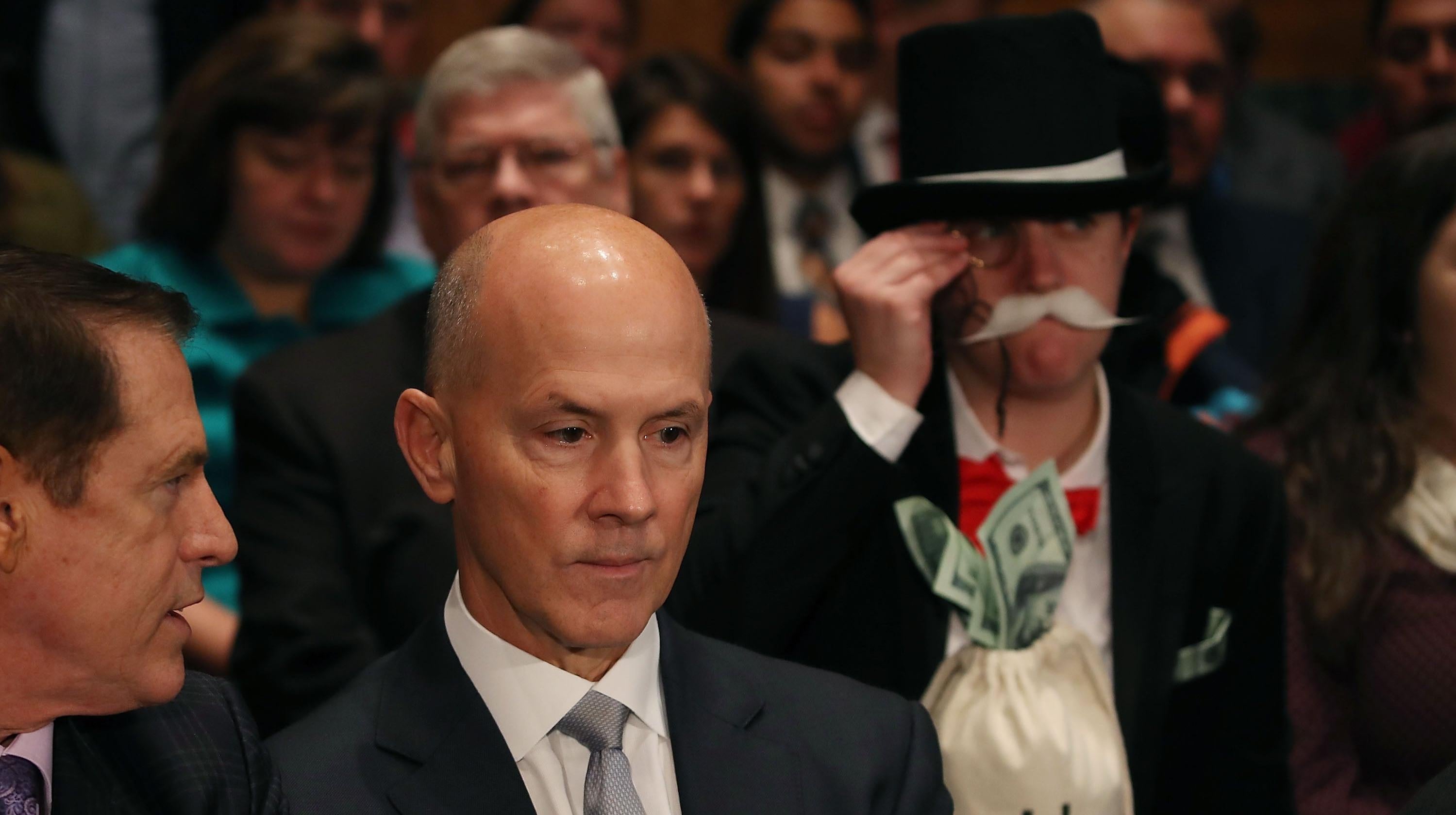  Former Equifax CEO Richard Smith prepares to testify before the Senate Banking, Housing and Urban Affairs Committee in the Hart Senate Office Building on Capitol Hill October 4, 2017 in Washington, DC. (Photo: Mark Wilson, Getty Images)