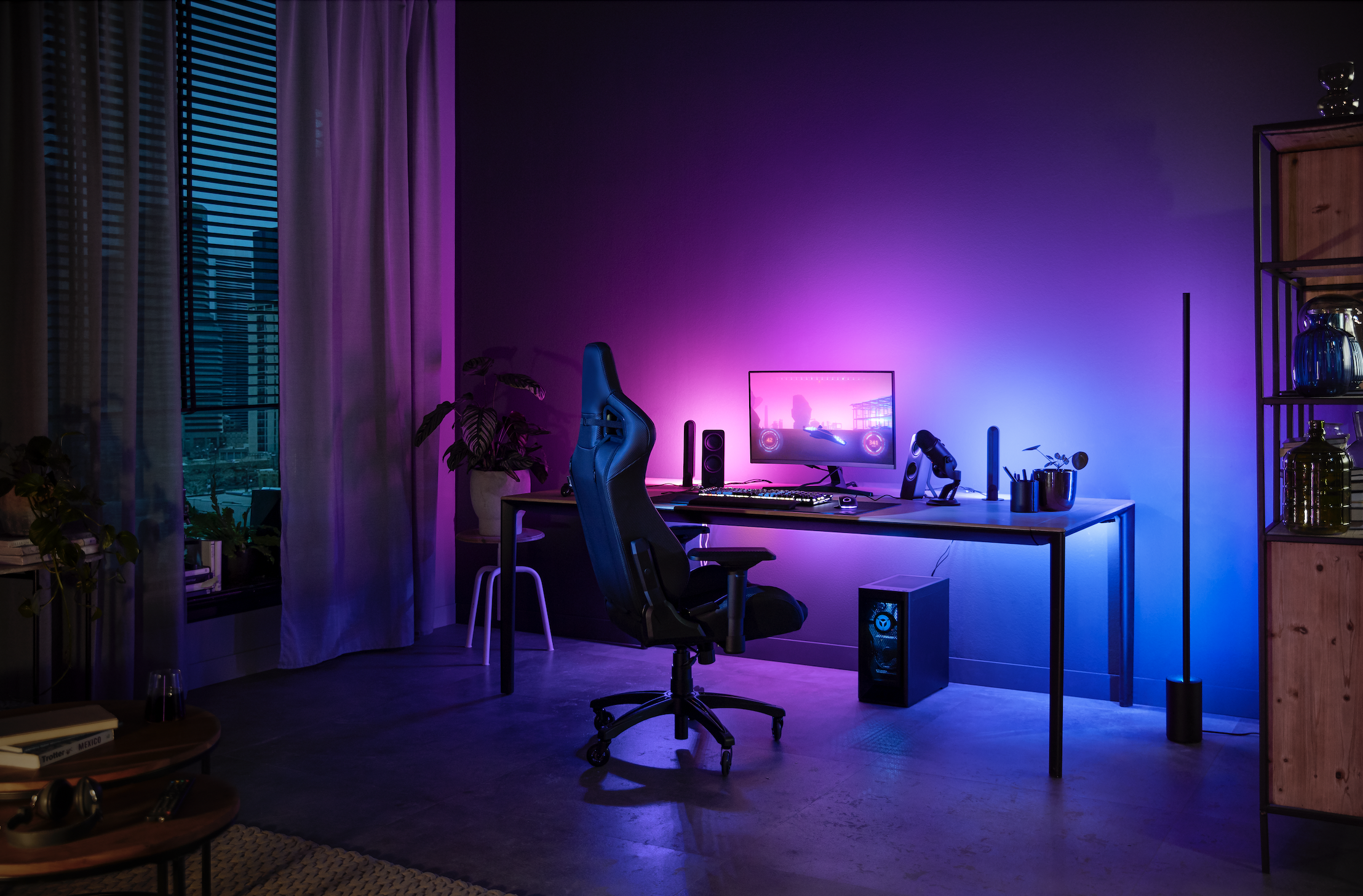 The Philips Hue Play gradient lightstrip for all your PC gaming needs. (Image: Signify)