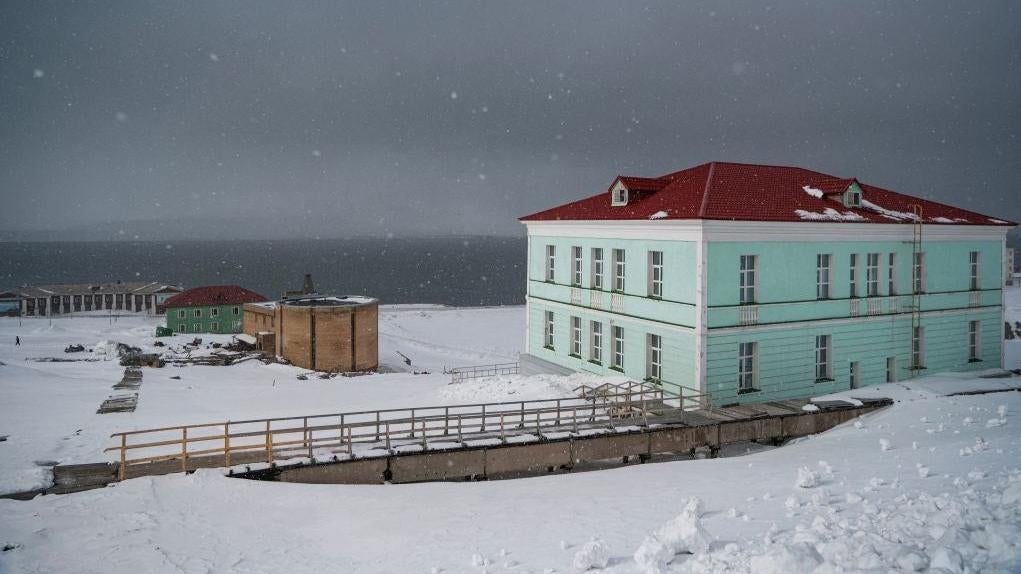 General view of the miners' town of Barentsburg on May 7, 2022, on the Svalbard Archipelago, northern Norway. (Photo: JONATHAN NACKSTRAND/AFP, Getty Images)