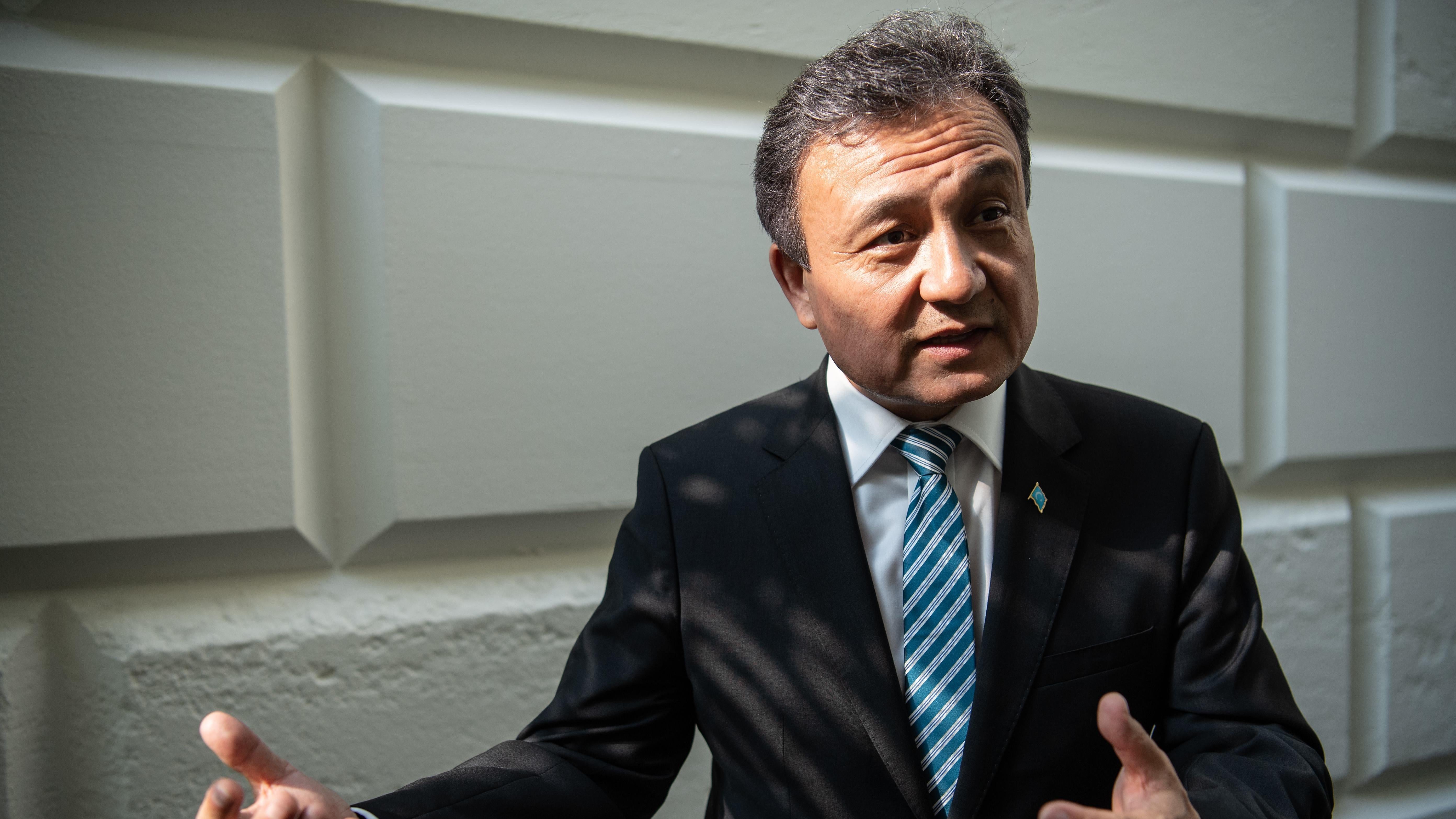 Dolkun Isa is the president of the World Uyghur Congress. (Photo: NICHOLAS KAMM/AFP, Getty Images)