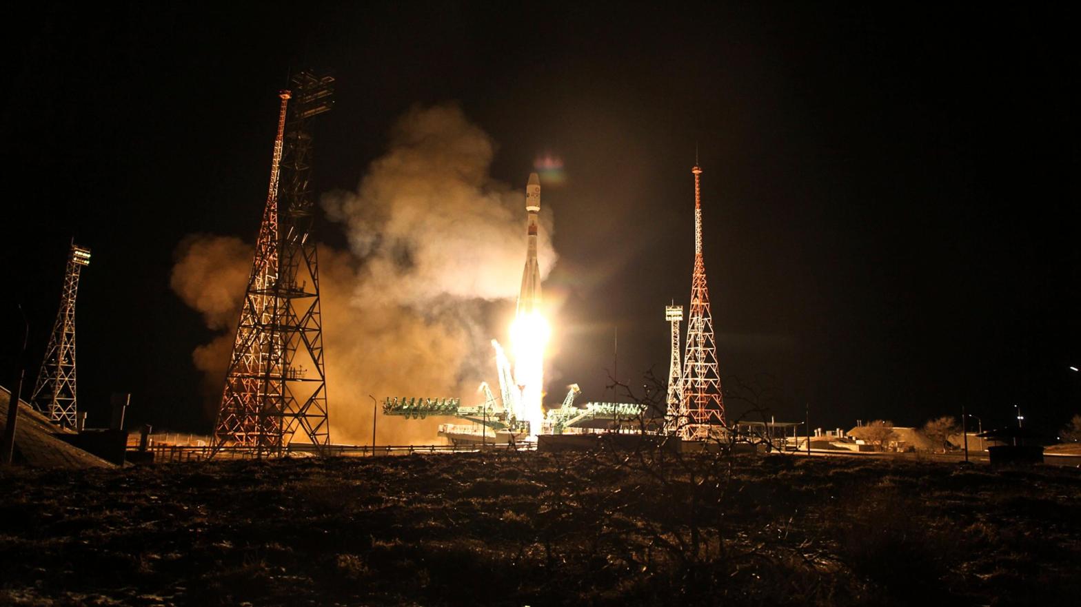Russia's Soyuz rockets had been delivering OneWeb's satellites to orbit from Baikonur, Kazakhstan. (Photo: Roscosmos Space Agency Press Service, AP)