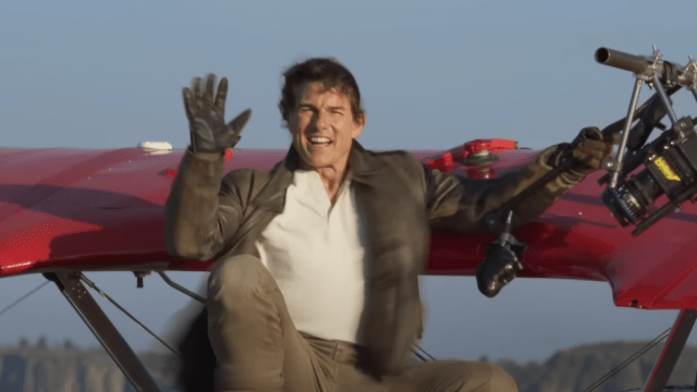 Tom Cruise Champions the Power of Movies While Surfing the Sky