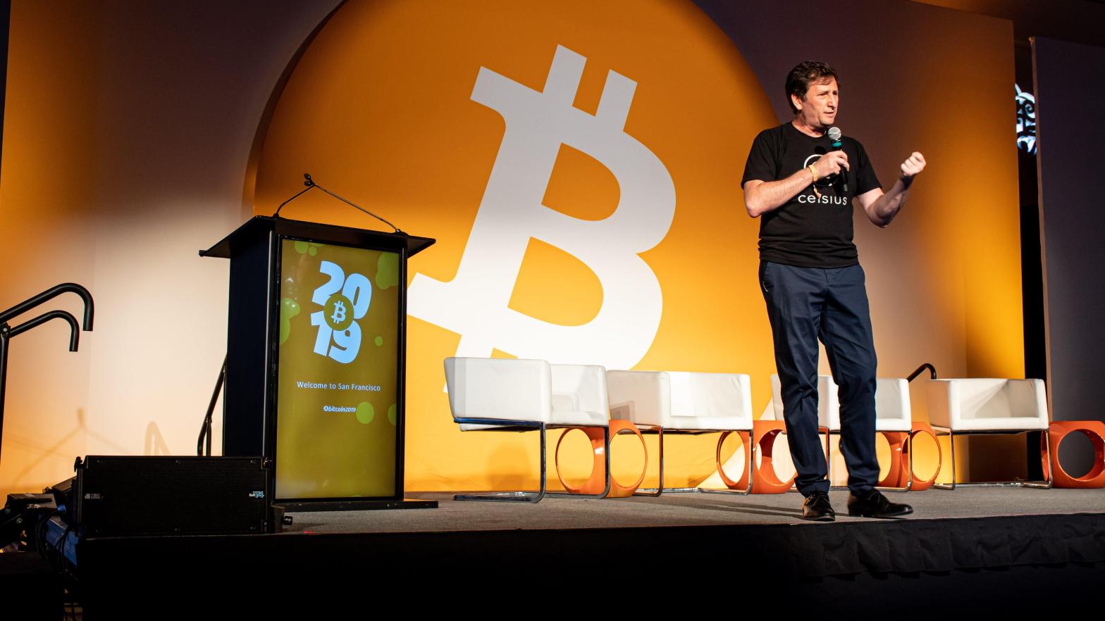 Alex Mashinsky, CEO of Celsius, once used interest rates as high as 18% in order to attract people to deposit their crypto on the platform. (Photo: Kevin McGovern, Shutterstock)