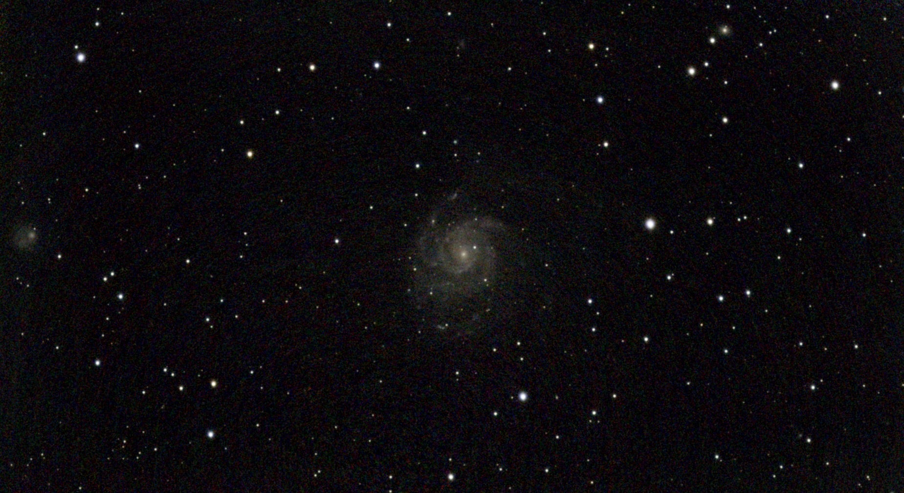 The Pinwheel galaxy. A longer exposure would likely do this object more justice, and I can't wait to try again.  (Photo: George Dvorsky)