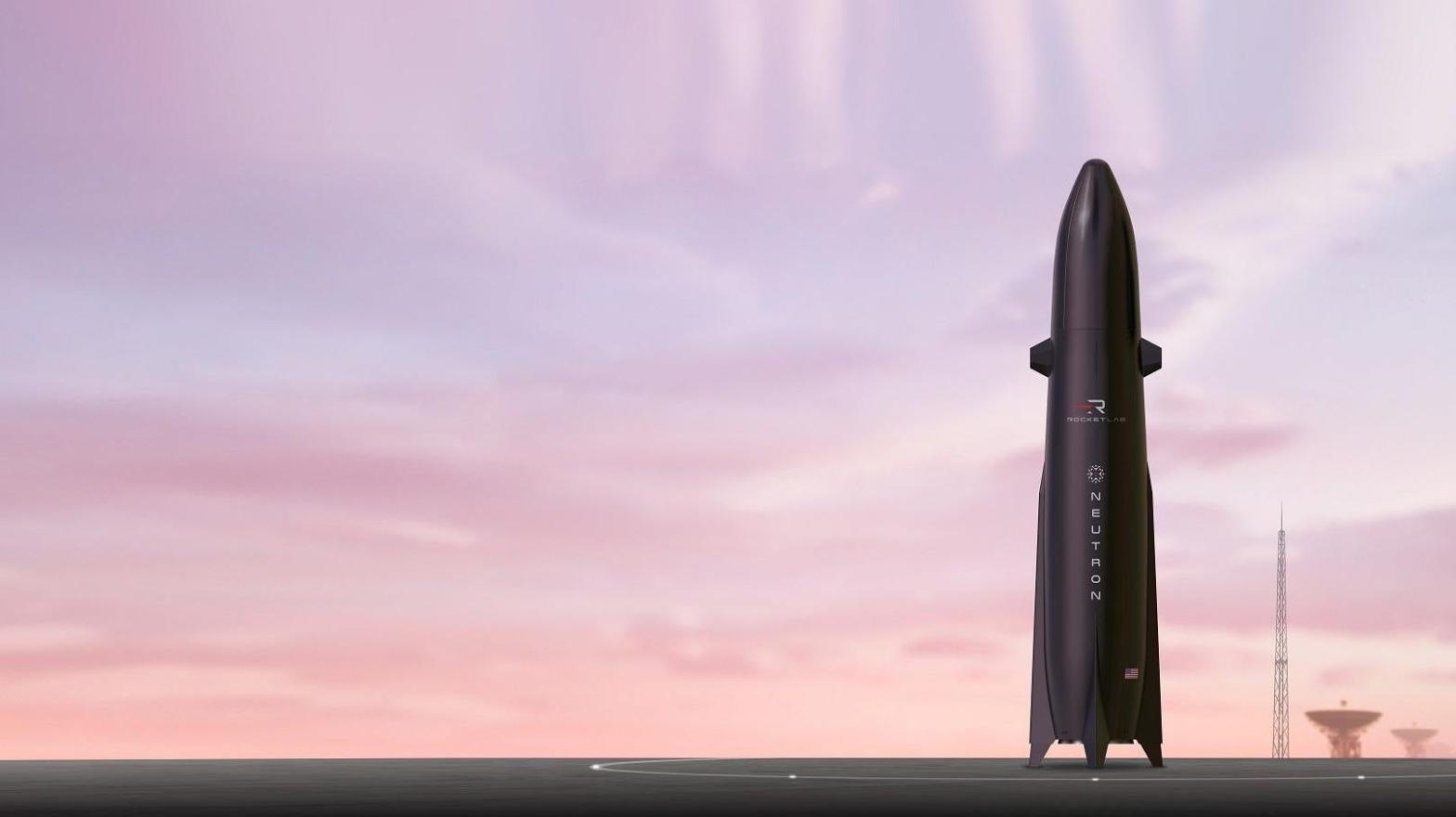 Rocket Lab will explore using its Electron small launcher and future Neutron medium-lift rocket for point-to-point transportation.  (Illustration: Rocket Lab)