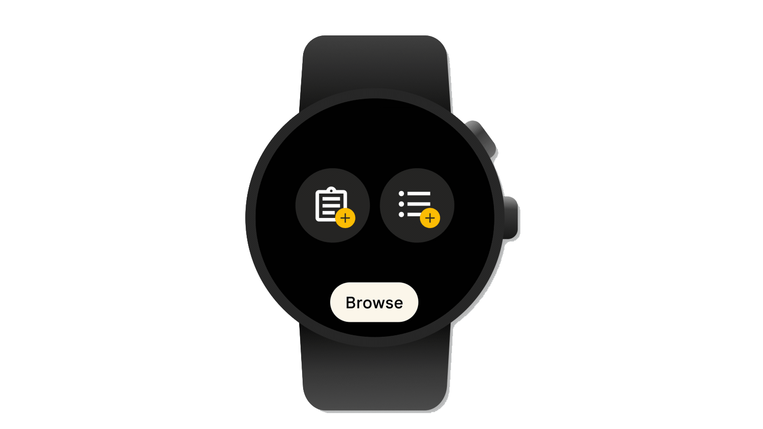 A preview of the new Google Keep tile on Wear OS.  (Image: Google)
