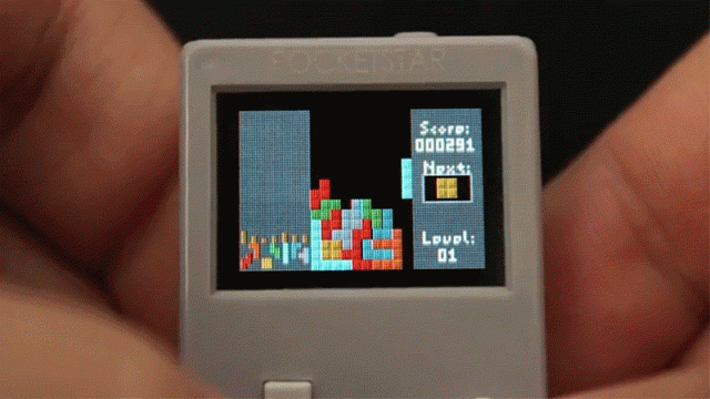 The PocketStar Puts Retro Gaming Emulation in a LEGO Minifig Sized Handheld