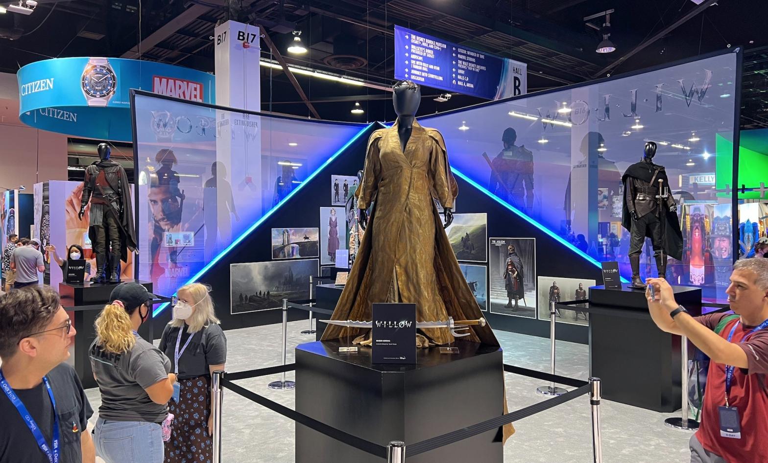 The Willow display at D23 Expo. Get a better look in this slideshow. (Image: Gizmodo/Germain Lussier)