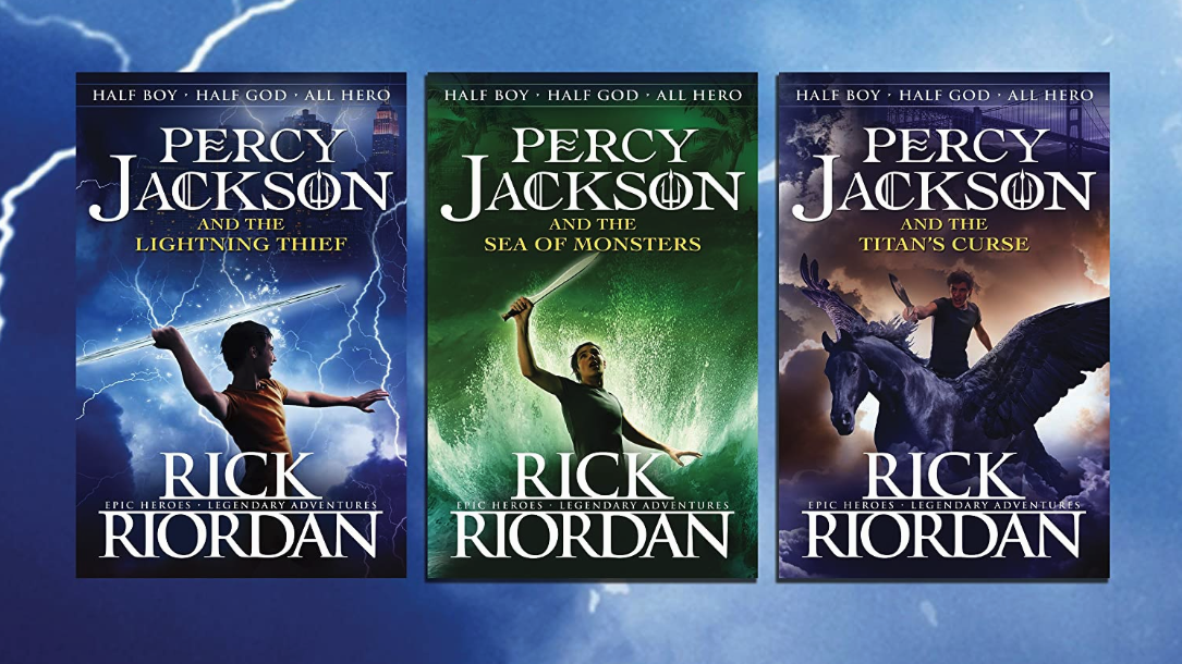 The first three Percy Jackson books