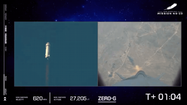 Blue Origin Booster Suffers Fiery Anomaly During Uncrewed Orbital Launch