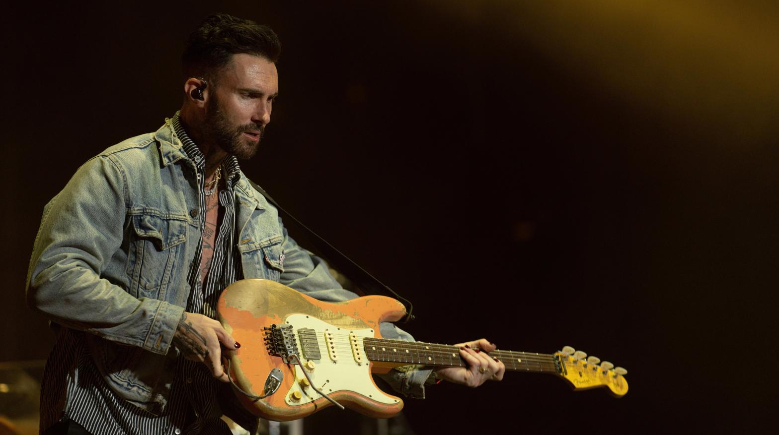 Adam Levine performs during the Maroon 5 show at Hayarkon Park on May 9, 2022 in Tel Aviv, Israel. (Photo: Shlomi Pinto, Getty Images)