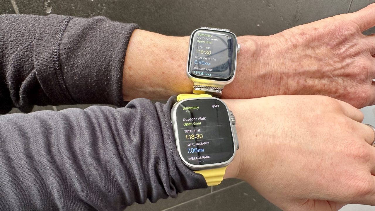 Series 5 and an Ultra on arms that look disturbingly similar, separated by only 40 years.