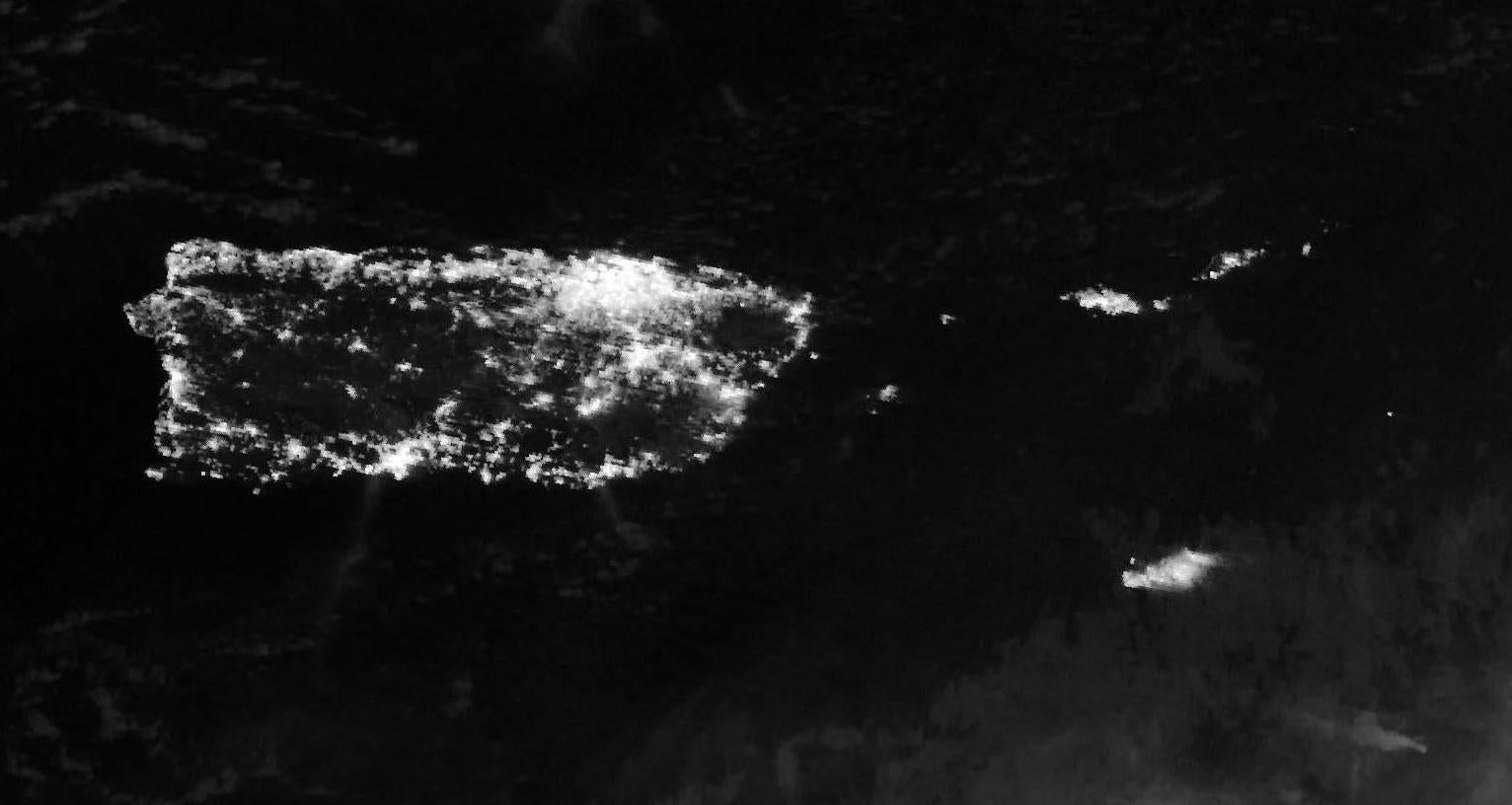 Satellite Images Show a Dark Puerto Rico After Hurricane Fiona