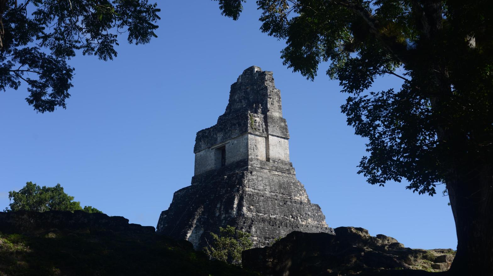 A Mayan temple at Tikal, in Guatemala.  (Photo: JOHAN ORDONEZ/AFP, Getty Images)
