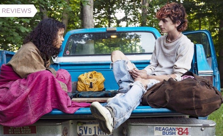 Timothée Chalamet and Taylor Russell star in Bones and All. (Image: MGM)