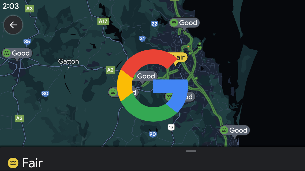 google maps air quality