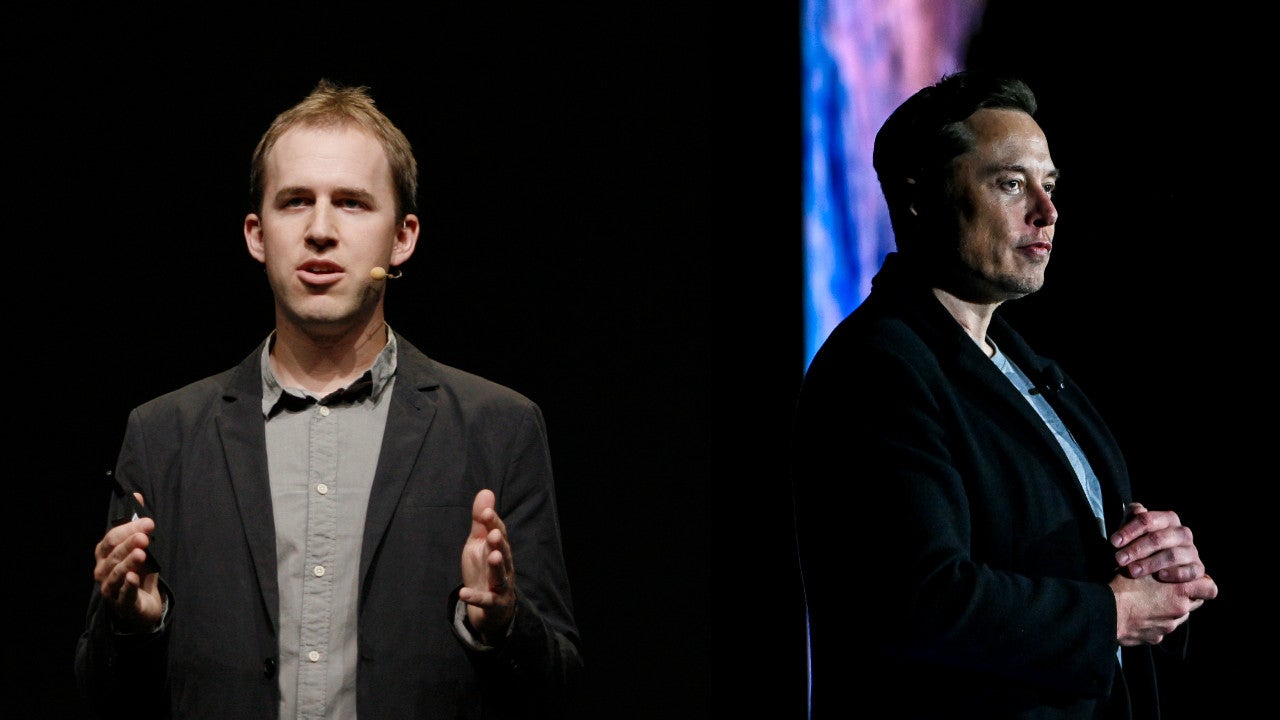 Bret Taylor, chair of Twitter's board of directors (left) and Elon Musk (Photo: Kimihiro Hoshino, Getty Images)
