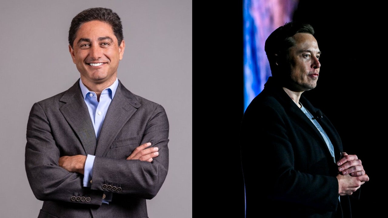 Antonio Gracias, former director of Tesla (left) and Elon Musk (Photo: Valor Equity Partners / Jonathan Newton/The Washington Post, Getty Images)