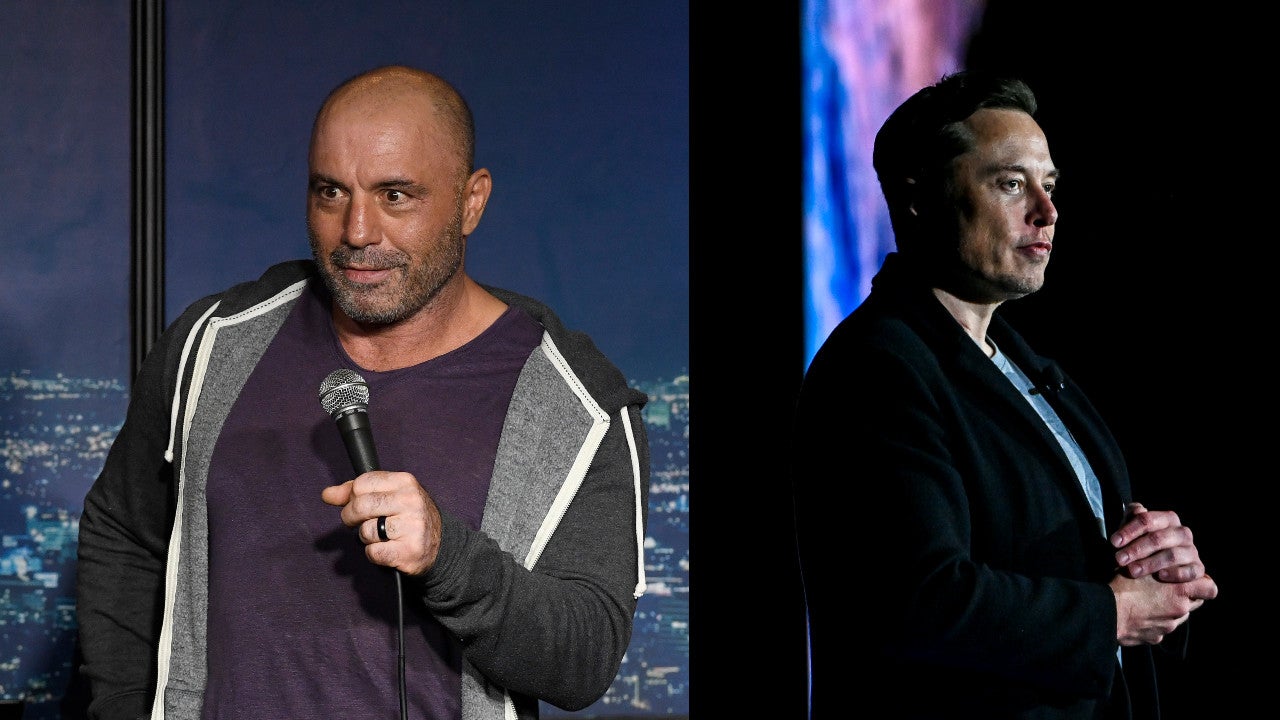 Comedian and podcaster Joe Rogan (left) and Elon Musk (Photo: Michael S. Schwartz, Getty Images)