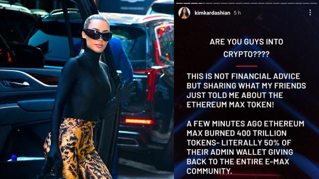 Kim Kardashian Pays SEC $AU1.93 Million Over Crypto Ad on Instagram