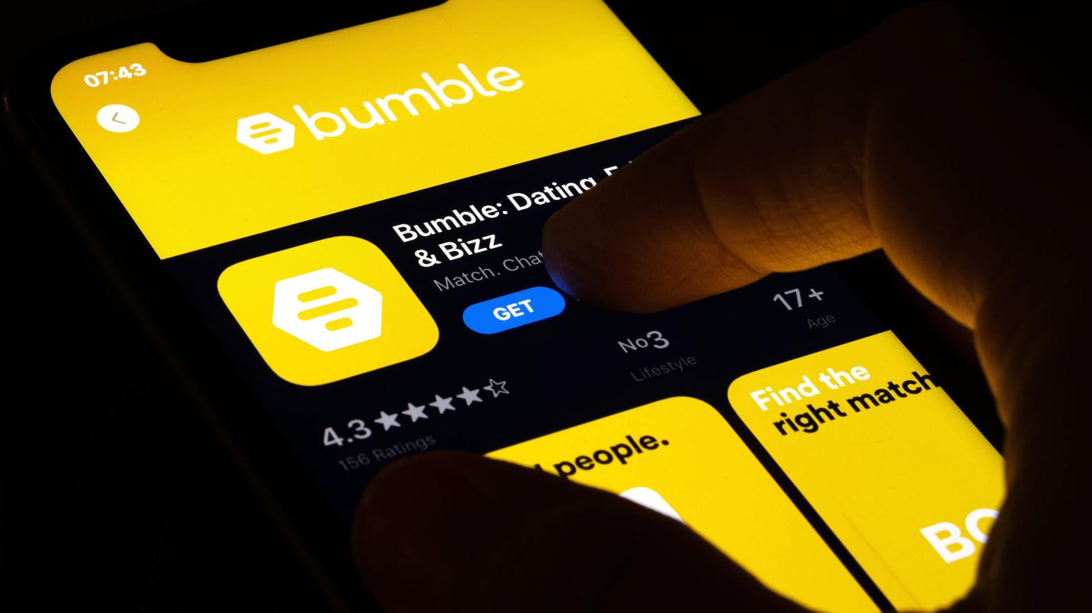 Bumble speed dating is following the BeReal example of scheduled app interactions.  (Image: Boumen Japet, Shutterstock)