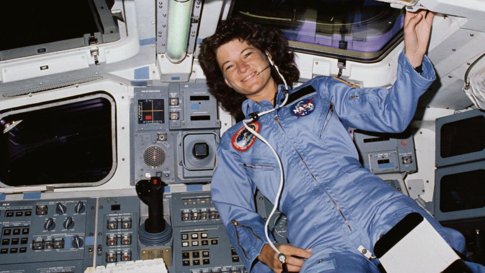 Ride became the first American woman in space aboard the orbiter Challenger in 1983. (Photo: NASA)