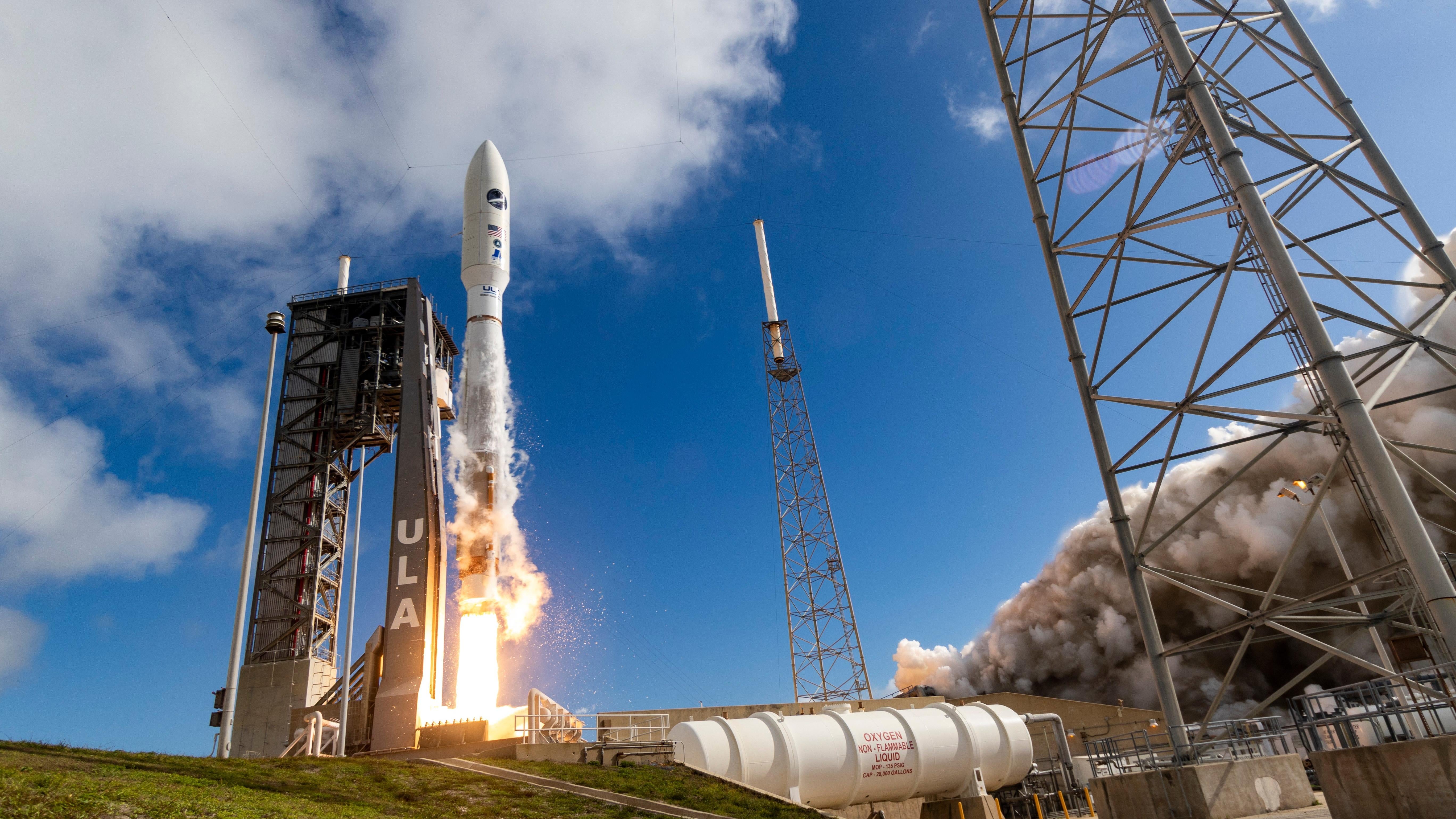 The May 2020 launch of an Atlas V rocket from Cape Canaveral Air Force Station carrying a U.S. Space Force mission.  (Photo: United Launch Alliance)