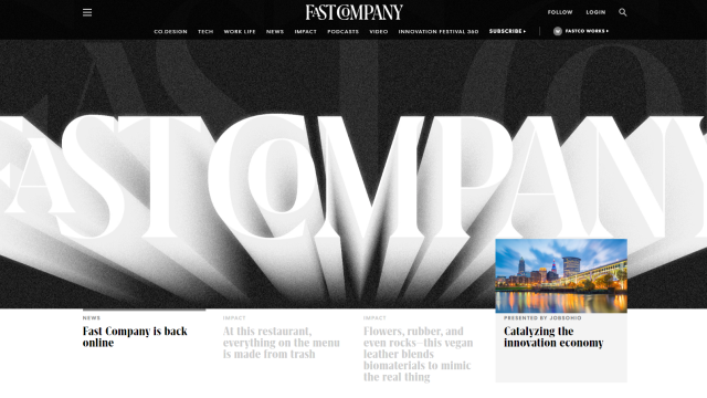 Fast Company Is Back From the Dead After Being Hacked