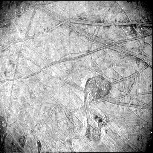 Close-Up Photo of Jupiter’s Moon Europa Shows a Bizarre Surface