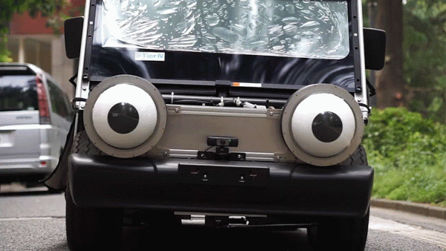 Animated Googly Eyes Could Make Autonomous Cars Safer For Pedestrians