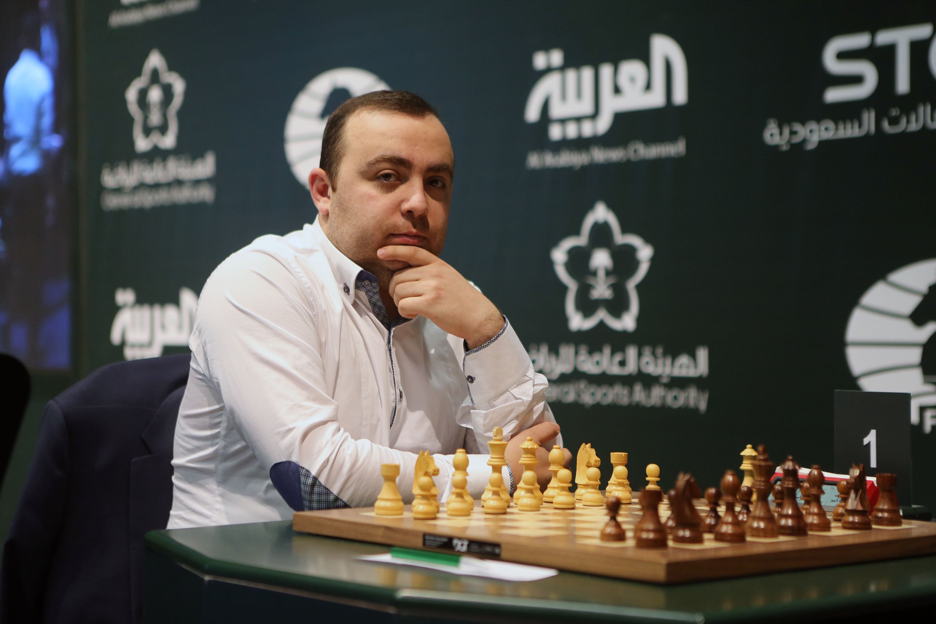 Tigran Petrosian alleged his opponent Gaioz Nigalidze had been acting suspiciously by repeatedly going to the bathroom during games. (Photo: Salah Malkawi, Getty Images)