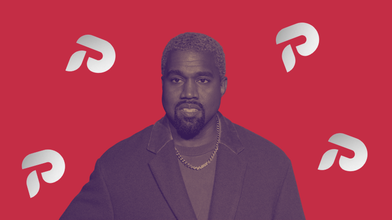 After having his antisemitic content deleted on Instagram and Twitter, Ye appears to be looking for a place where anything goes. (Illustration: Jody Serrano / Gizmodo / Roy Rochlin / Getty Images)