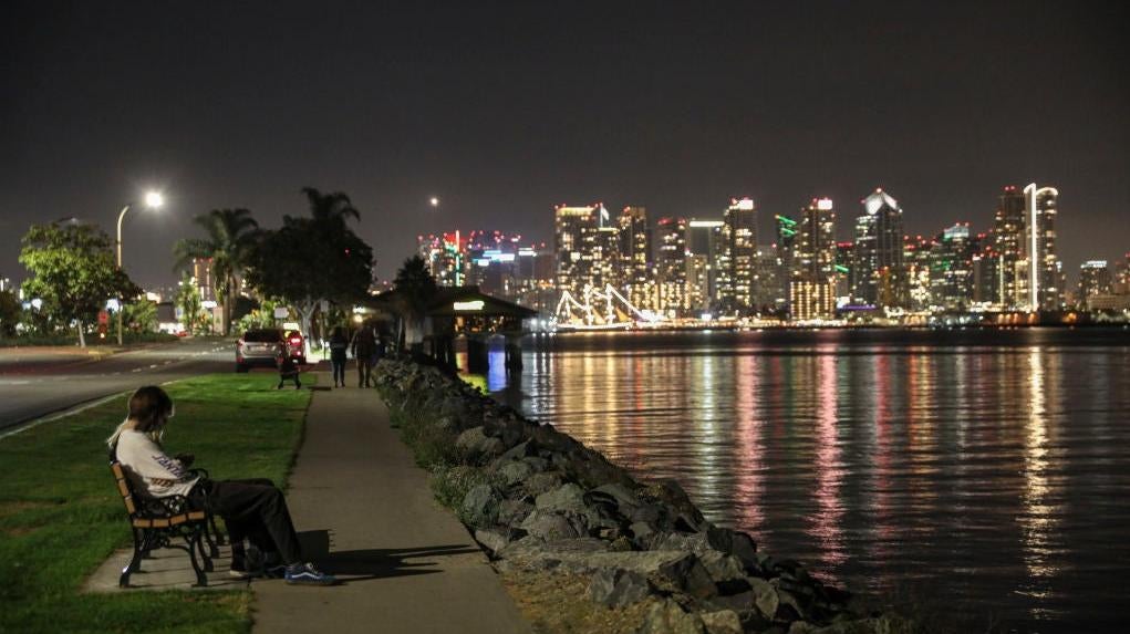 A view of the San Diego skyline on November 21, 2020 in California.  (Photo: Sandy Huffaker, Getty Images)