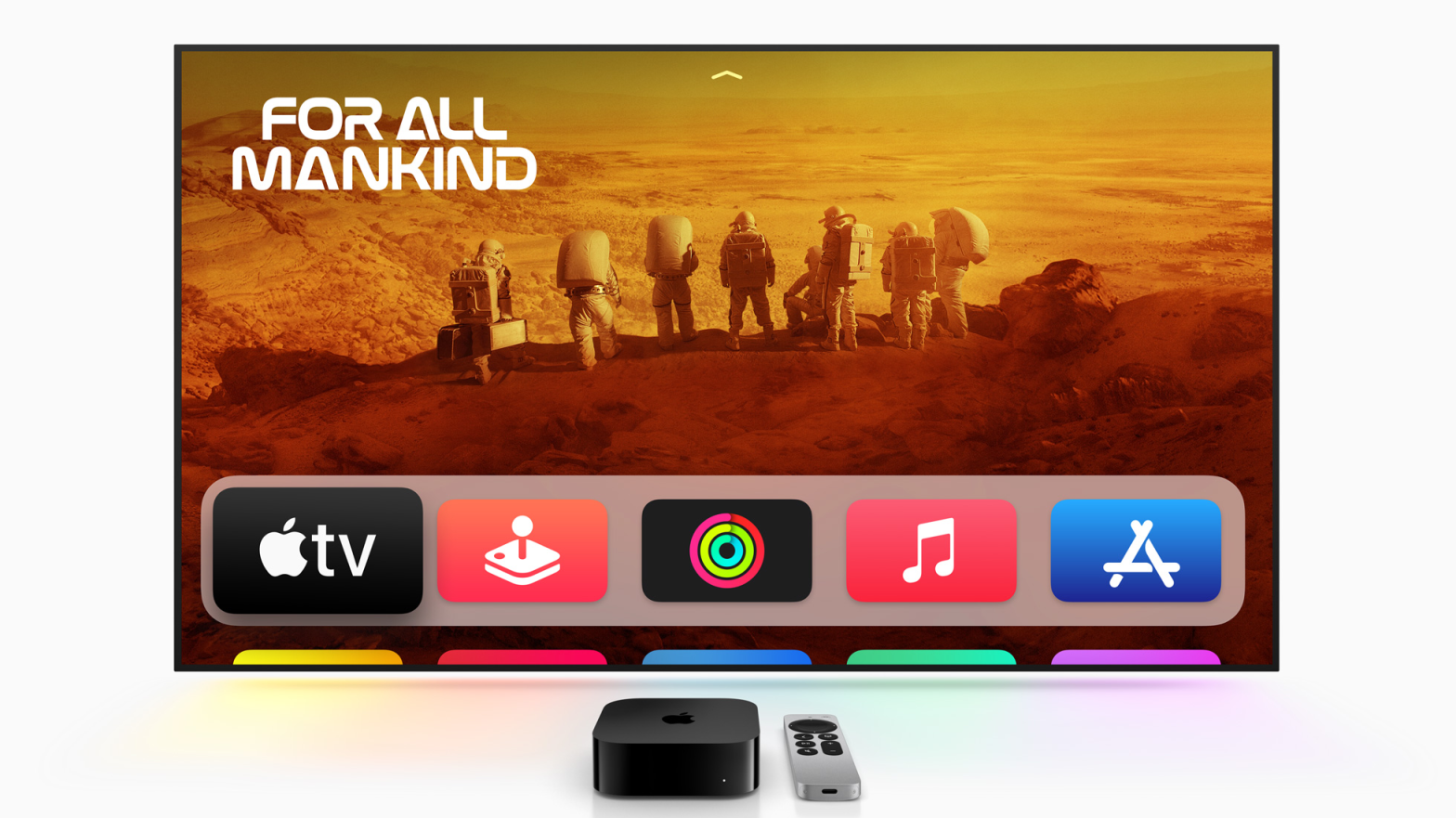 The new Apple TV 4K features Ethernet and Thread support, but only on the larger capacity model.  (Image: Apple)