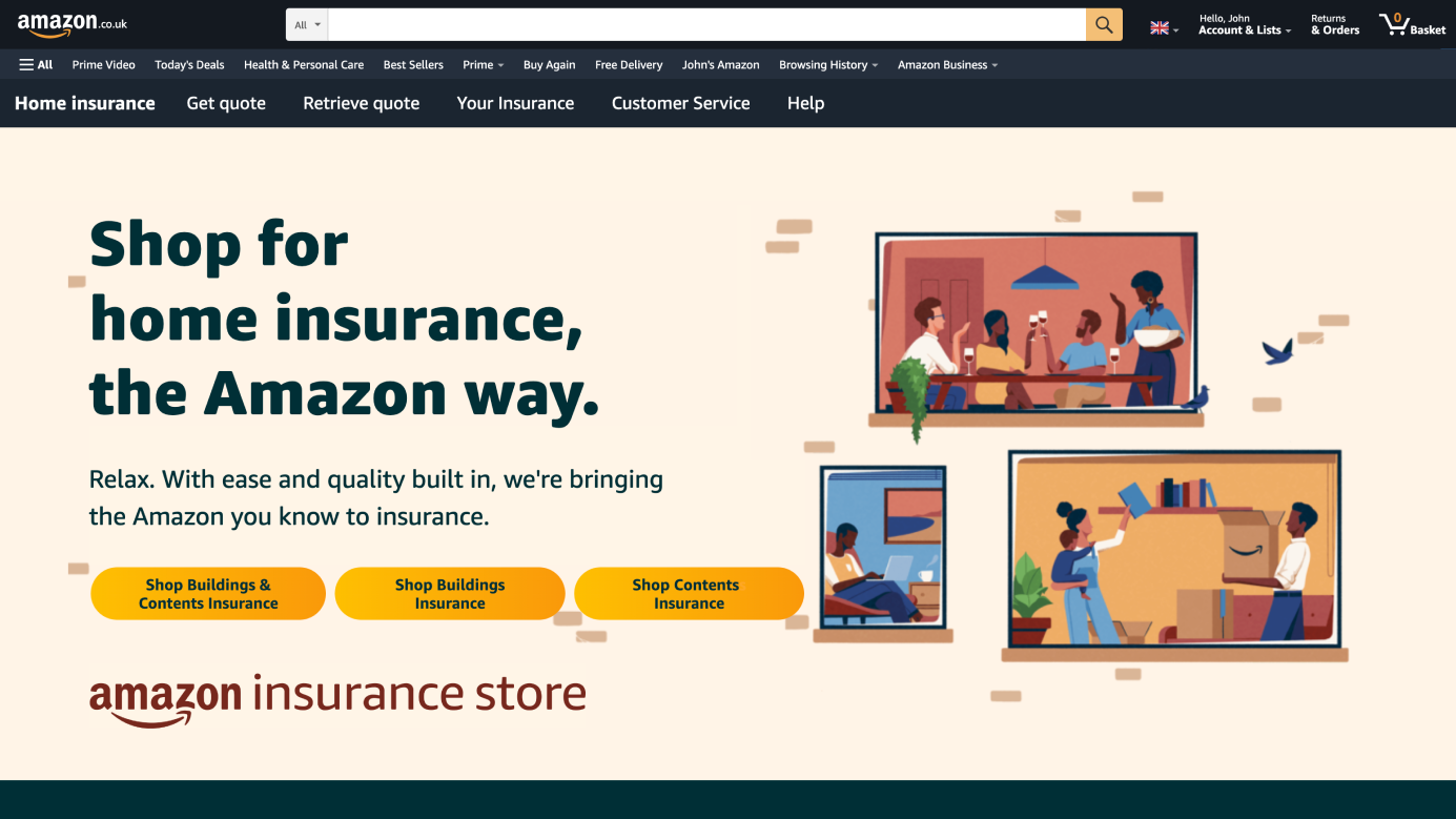 Why home insurance? Why not, I guess. (Image: Amazon)
