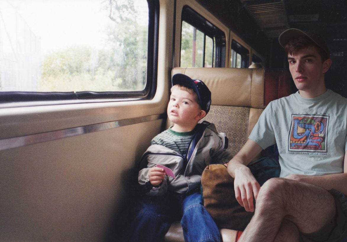 This Photographer Travels Through Time Into His Own Childhood Photos With Photoshop