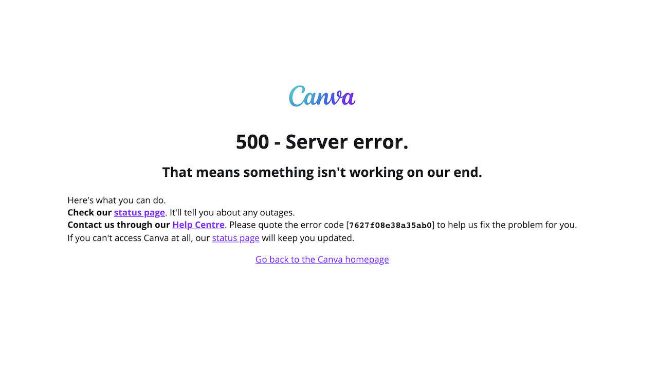 canva outage