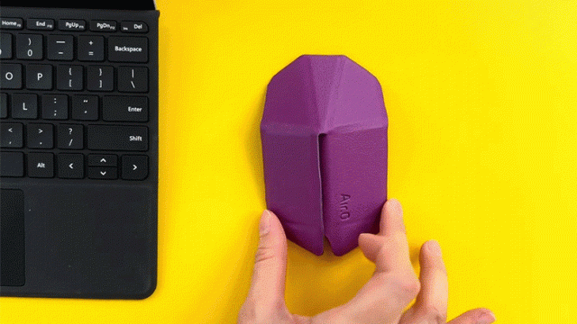 Clever Origami Travel Mouse Folds Thinner Than Your Laptop